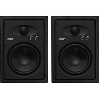 EARTHQUAKE 6.5inch Edgeless Inwall Speakers Silk Dome NEO Swiveling Tweeters