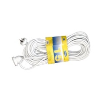 DOSS 15m Power Extension Lead White