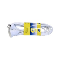 5M POWER EXTENSION LEAD White