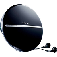 Philips Portable MP3 CD CD-R CD-RW Disc Player/JogProof 100 sec + Earphones