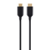 Belkin High Speed HDMI Cable With Ethernet 4K/Ultra HD Compatible (2M) - Black (F3Y021bt2M), 120Hz, 10.2Gbps Bandwidth, 2 Years Warranty