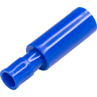 CABAC Female Bullet Connectors Wire Range 1-2.5mm Square 25 Pack Blue
