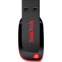 SanDisk Cruzer Blade CZ50 USB 2.0 Flash Drive 64GB Storage Capacity
