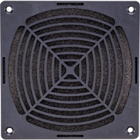 Plastic Fan guard with Filter120mm Black