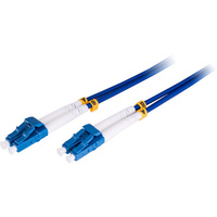 Pro.2 LC-LC SM DX OS2 Armoured Optical Fibre Outdoor cable LSZH 100m Blue