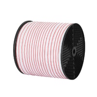 Giantz Electric Fence Tape Polytape 400M Electric Fence Wire Red White