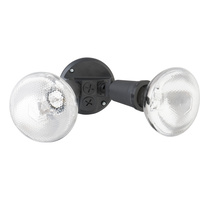 Arlec 150W Compact Twin Adjustable Security Flood Light with Weather Proof Seal 
