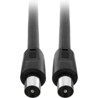 Pro.2 RG59QUAD Pal Plug to Pal Plug TV Fly Lead 3m Black