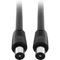 Pro.2 RG6QUAD Pal Plug to Pal Plug TV Fly Lead 1.5m Black