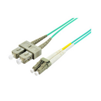 Comsol 1mtr LC-SC Multi-Mode Duplex Fibre Patch Cable LSZH 50/125 OM4