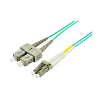 Comsol 2mtr LC-SC Multi-Mode Duplex Fibre Patch Cable LSZH 50/125 OM4