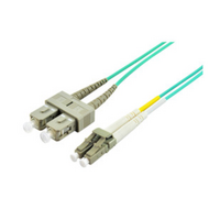 Comsol 10mtr LC-SC Multi-Mode Duplex Fibre Patch Cable LSZH 50/125 OM3