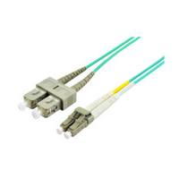 Comsol 10mtr LC-SC Multi-Mode Duplex Fibre Patch Cable LSZH 50/125 OM4
