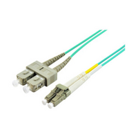 Comsol 15mtr LC-SC Multi-Mode Duplex Fibre Patch Cable LSZH 50/125 OM3