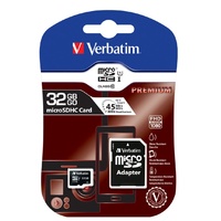 Verbatim 32GB MicroSD SDHC SDXC Class10 UHS-I Memory Card 300X Read Speed
