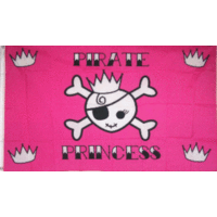 Princess Pirate Flag 3x5 Ft