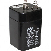 MI Battery Experts FP650S Dual Purpose 6V 5.0Ah VRLA with Spring Terminals