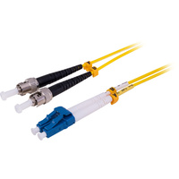 Pro.2 ST to LC Connector Duplex LSZH Single Mode OS2 Fibre Patch Lead 5m