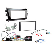 AERPRO FP9109BK Double DIN Install Kit-Nissan Navara NP300 ST STX 2015 Black