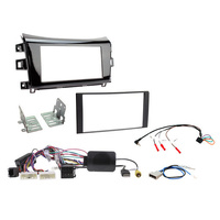 AERPRO FP9109XK Double DIN Install Kit Nissan Navara NP300 ST STX 2015 Gloss Black