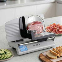 Devanti 200W Electric Food Meat Bread Vegetable Slicer Adjustable Silver
