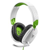 Turtle Beach Recon 70X Wired Headset White/Green XB1 Light Weight 3.5mm Audio