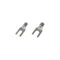 3Mm Fork Uninsulated Spade Terminal 100PK Wire 0.5 - 1Mm2