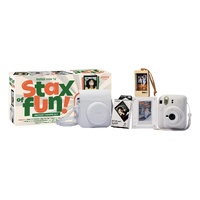 Fujifilm Instax Mini 12 Memory Maker Bundle (Clay White)