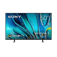 Sony Bravia 3 S30 50&quot; Television 4K UHD, 450 cd/m2 Brightness, Direct LED, HDR10/HLG/Dolby Vision, 200x200 VESA, Google TV, 3 Year Warranty