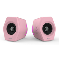 Edifier G2000 16W RMS Bluetooth V4.2 Gaming 2.0 RGB Speakers System Pink