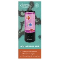 Australian Geographic GA0025 Clown Aquarium Multi-Coloured Lamp Battery and USB
