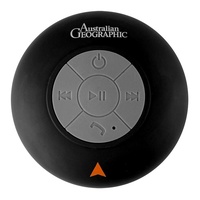 AustralianGeographic GA0026 Bluetooth Shower Speaker Water Resistant Suction Cup