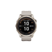 Garmin Fenix 7S Pro Sapphire Solar Smart Sports Watch (Soft Gold with Light Sand Band, 42mm)
