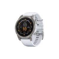 Garmin Epix Pro Gen 2 Sapphire Smart Sports Watch (Titanium with Whitestone Band, 47mm)