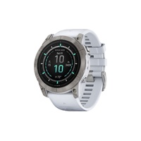 Garmin Epix Pro Gen 2 Sapphire Smart Sports Watch (Titanium with Whitestone Band, 51mm)