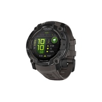 Garmin Instinct 3 AMOLED Smart Sports Watch (Black with Charcoal Band, 50mm)