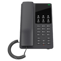 Grandstream GHP621W Desktop Hotel Phone, Built-in WiFi, Black, 2 SIP Accounts, 2 Lines, 3-way Audio Conferencing, Hearing Aid Compatibility (HAC)