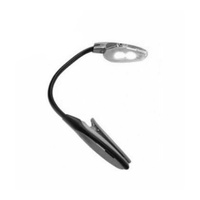 Sansai 3 Pack Xtra Flex Bendable arm LED Clip on Reading Book Light Lamp