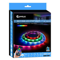 Sansai Wi-Fi RGB LED Strip Waterproof Light Remote & APP Control 5m