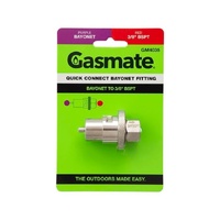 Gasmate GM4035 Bayonet To 38Inch BSPT Quick Connect Bayonet Fitting