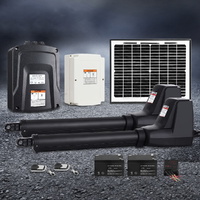 Swing Gate Opener Auto 10W Solar Power Electric Remote Control 800KG