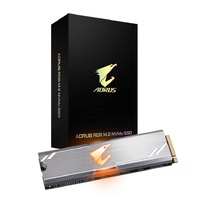 Gigabyte Aorus RGB M.2 PCIe NVMe SSD 256GB 3D NAND TLC Support TRIM and SMART