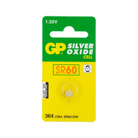 GP Sr60 Button Cell Silver Oxide 364  PK1 Sr621Sw