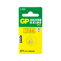 GP Sr66 Button Cell Silver Oxide 377  PK1