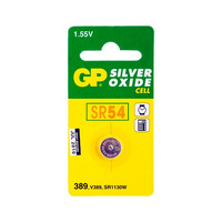 GP Sr54 Button Cell Silver Oxide 389  PK1