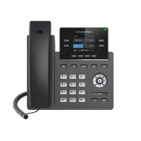 Grandstream GRP2612P 4 Line IP Phone, 2 SIP Accounts, 320x240 Colour Screen, HD Audio, Powerable Via POE