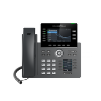 Grandstream GRP2616 6 Line IP Phone, 6 SIP Accounts, 480x272 Colour Screen, HD Audio, Integrated Bluetooth+WiFi, Powerable Via POE
