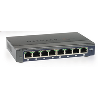 Netgear GS108PE ProSafe Plus 8-port Gigabit Ethernet Switch with 4-port PoE
