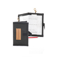 Didgeridoonas Australian oil Skin Golfers Score Card Holder