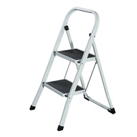 Portable 2 Step Foldable Ladder 25-50cm Step - 4.3kg Lightweight/Stool/Folding